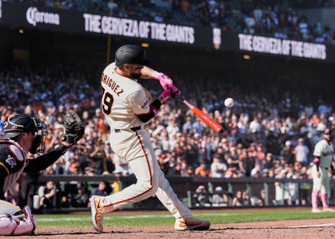 Jesús Rodríguez’s RBI single helps the Giants rally to beat the Pirates 7-6 in 12 innings
