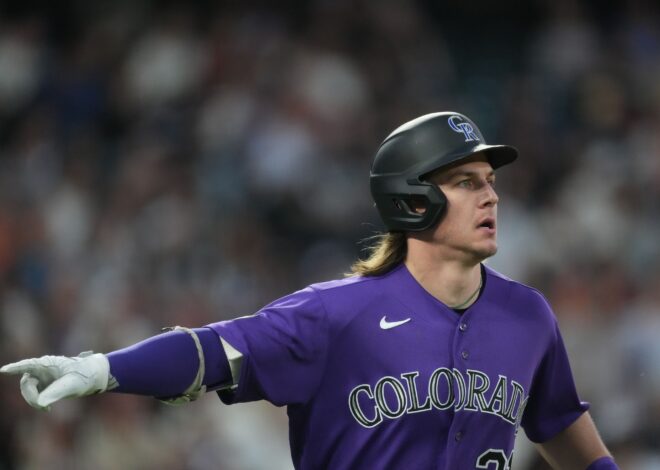 Jake McCarthy hits 2-run homer, drives in 4 runs in the Rockies’ 8-3 win over the Giants