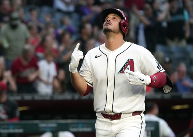 Arenado’s grand slam in the 1st inning helps power the Diamondbacks to a 12-2 win over Giants