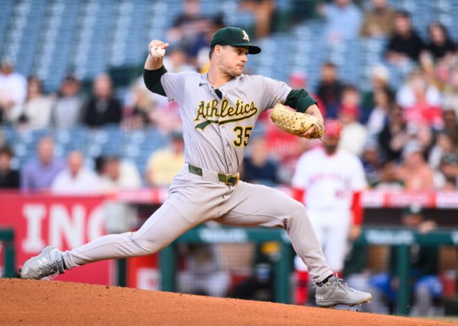 Athletics pitcher J.T. Ginn loses no-hitter in 9th inning, then loses 2-1 to the Angels
