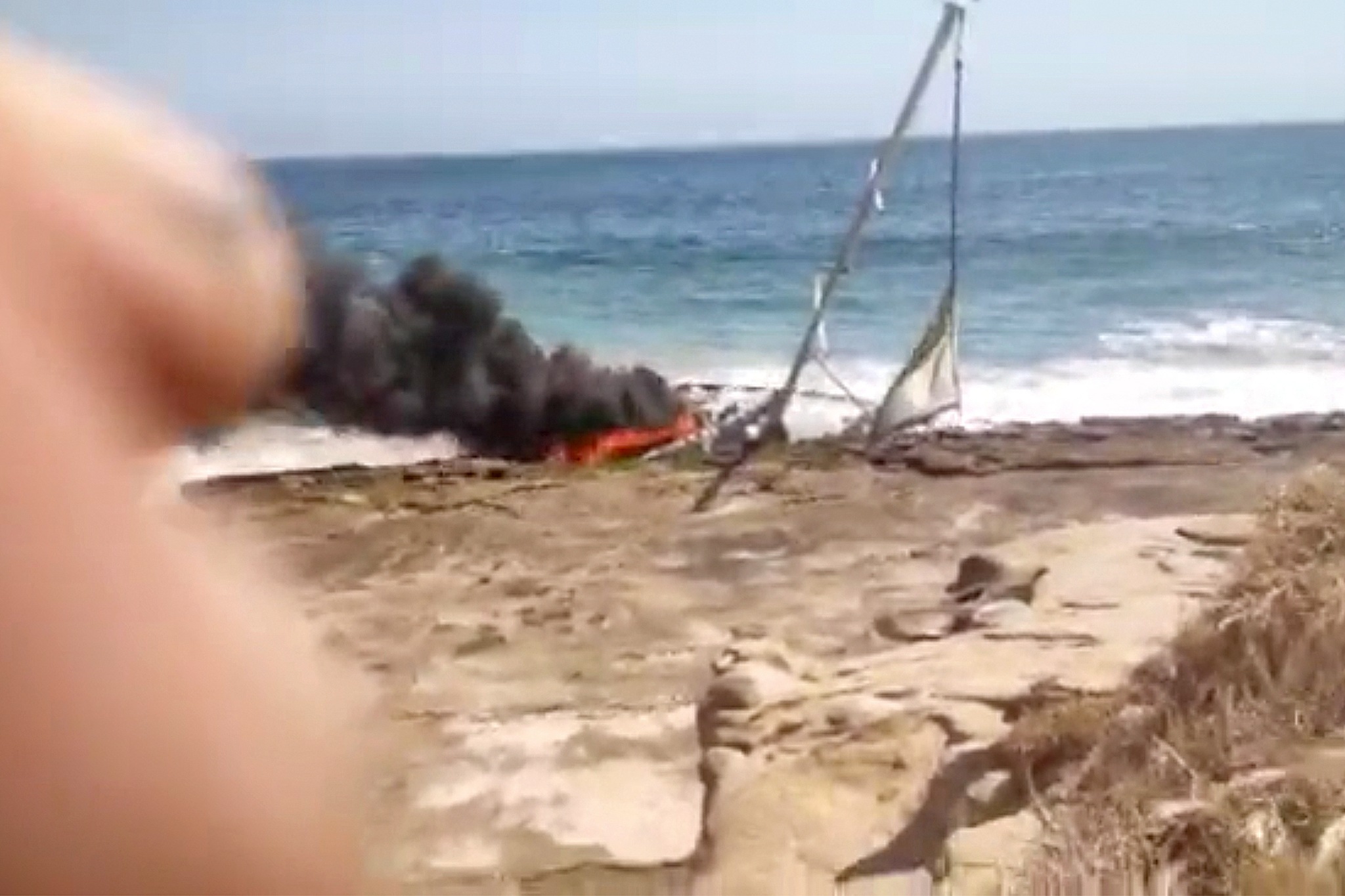 Stranded mariner took ominous video just before Santa Rosa Island fire