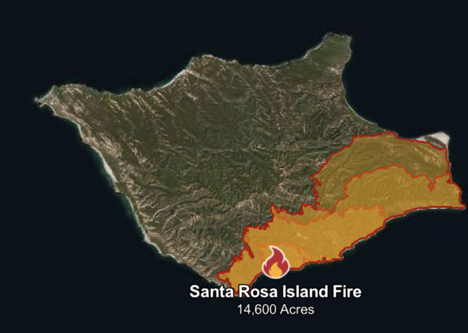 Wildfire at Calif. national park continues growing with 0% containment
