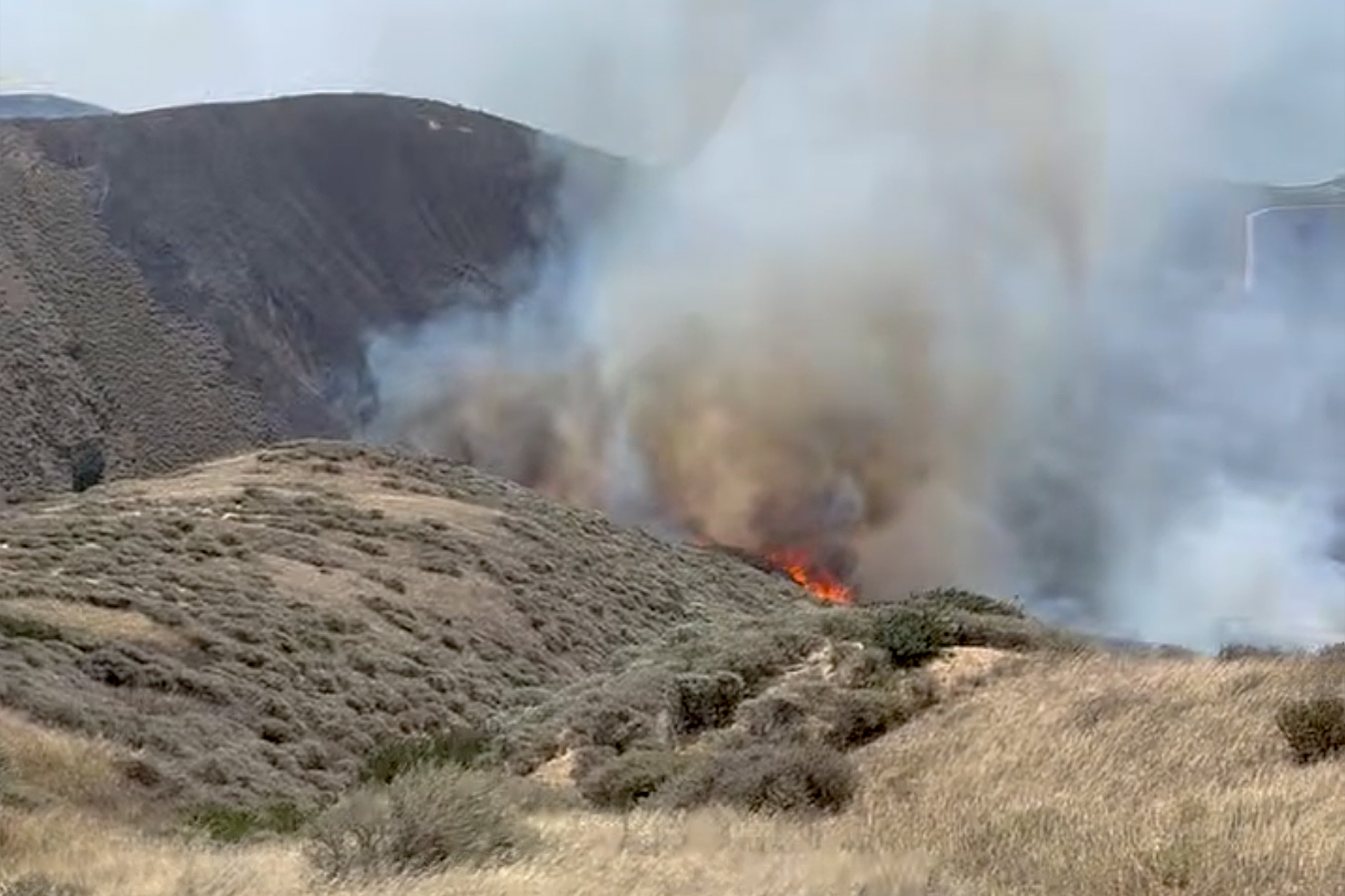 Over 30% of California island has burned in largest wildfire of the year
