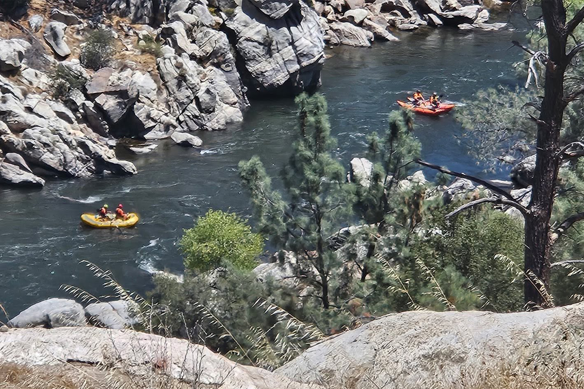 Man missing after being swept into dangerous California river