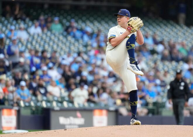Kyle Harrison strikes out 12, Jake Bauers homers as surging Brewers top slumping Giants 8-3