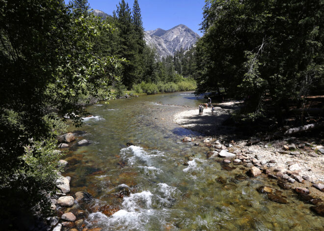 Calif. teen dies after falling into Sequoia National Park river