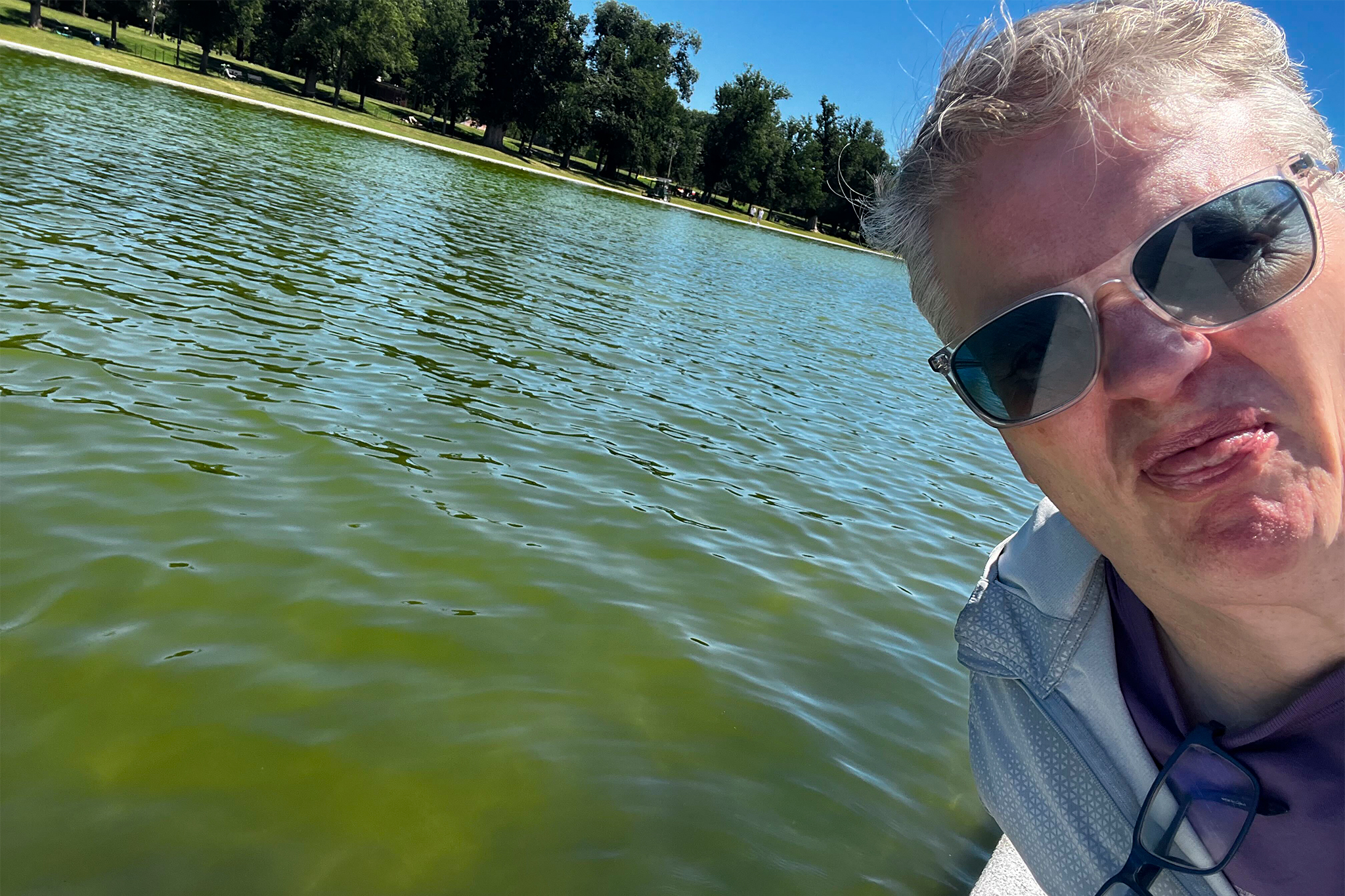 Congratulations, the Reflecting Pool is now a swamp