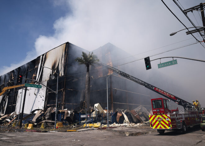 Why LA’s massive warehouse inferno is so hard to put out
