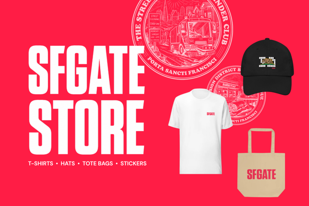 Shop the SFGATE Store — t-shirts, hats, tote bags, stickers