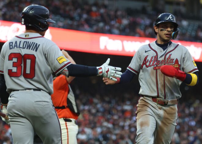 Dubon’s 2 hits and 2 runs against former team leads Braves over Giants 3-1