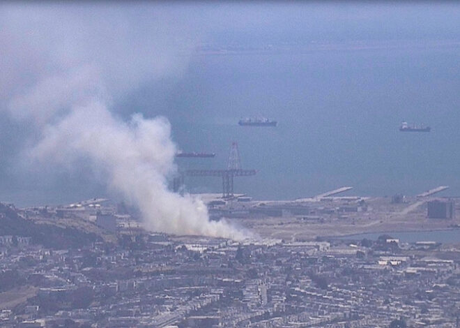 Brush fire breaks out at former San Francisco Navy shipyard