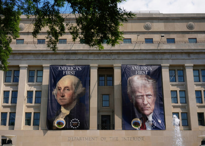 Trump’s face is everywhere. Taxpayers are footing the bill.