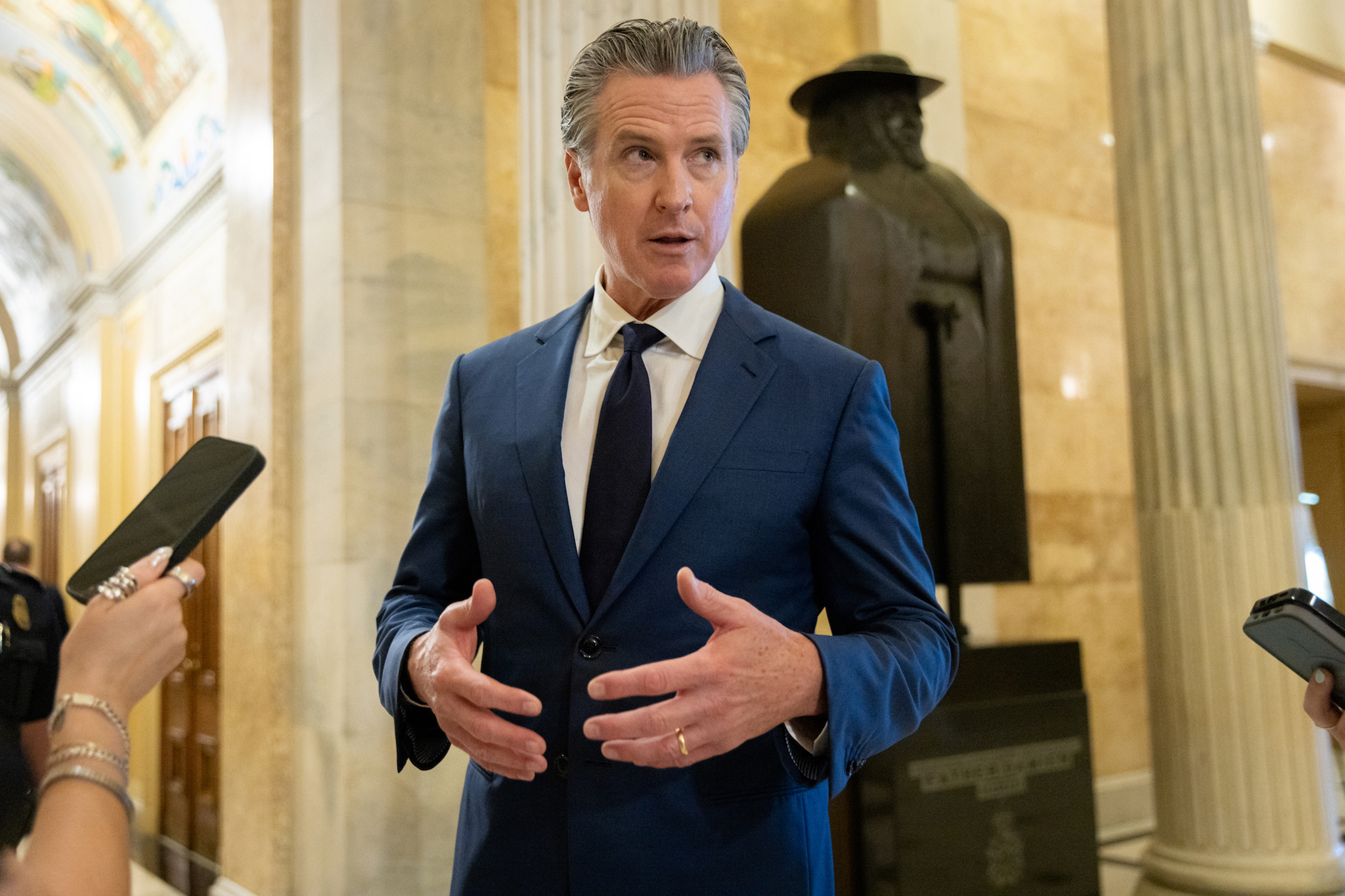 Gavin Newsom brings back EV tax credits to maintain edge on China
