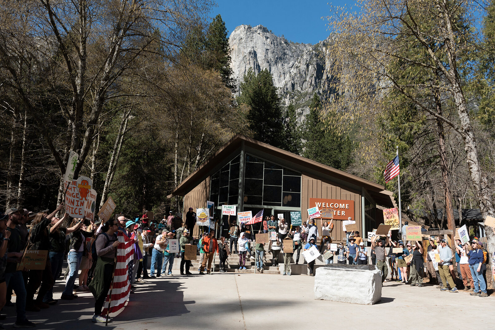 National park supporters launch day of protest against Trump administration