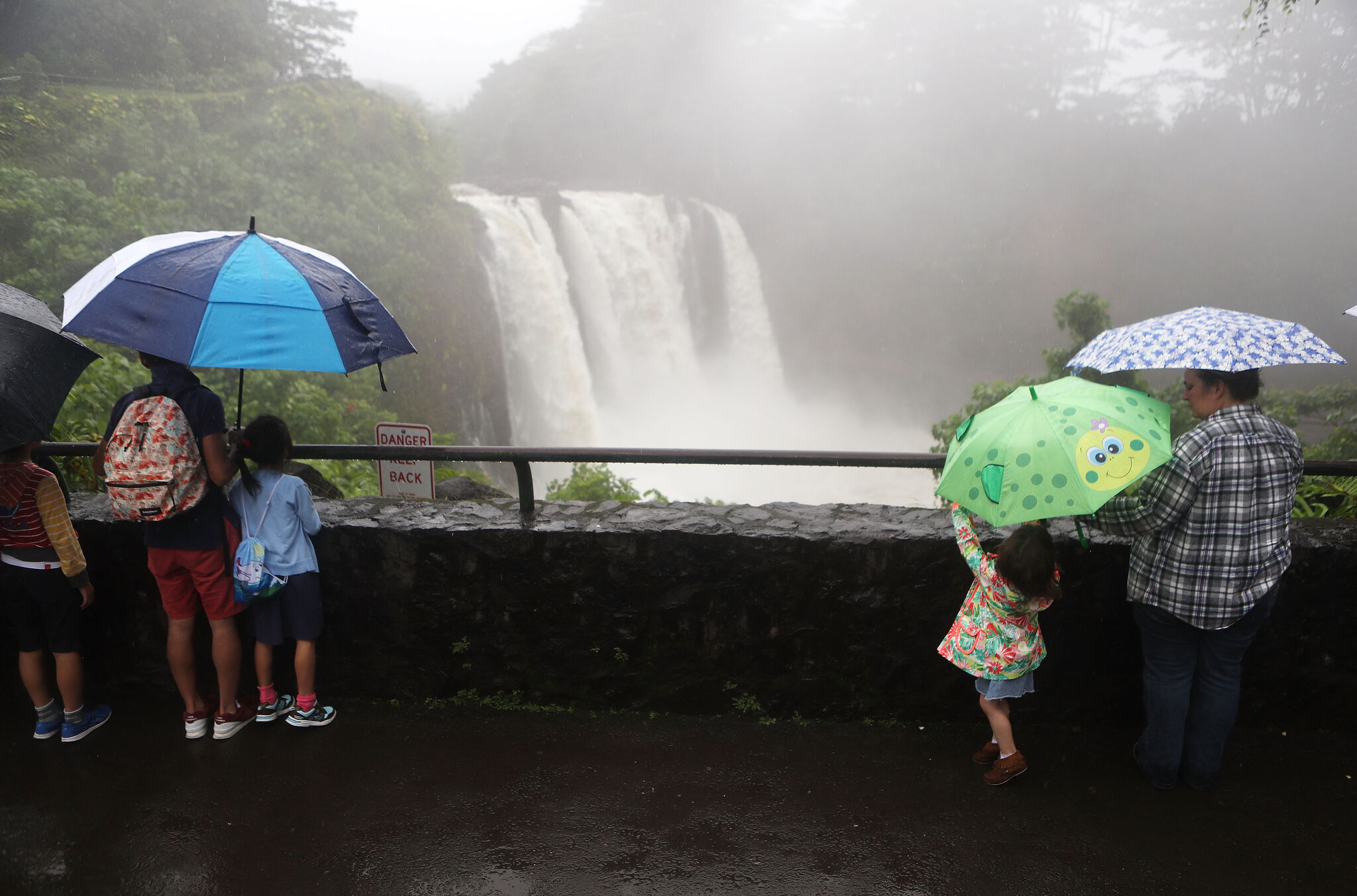 Videos of Big Island’s Rainbow Falls show dramatic impact of Hurricane Lala