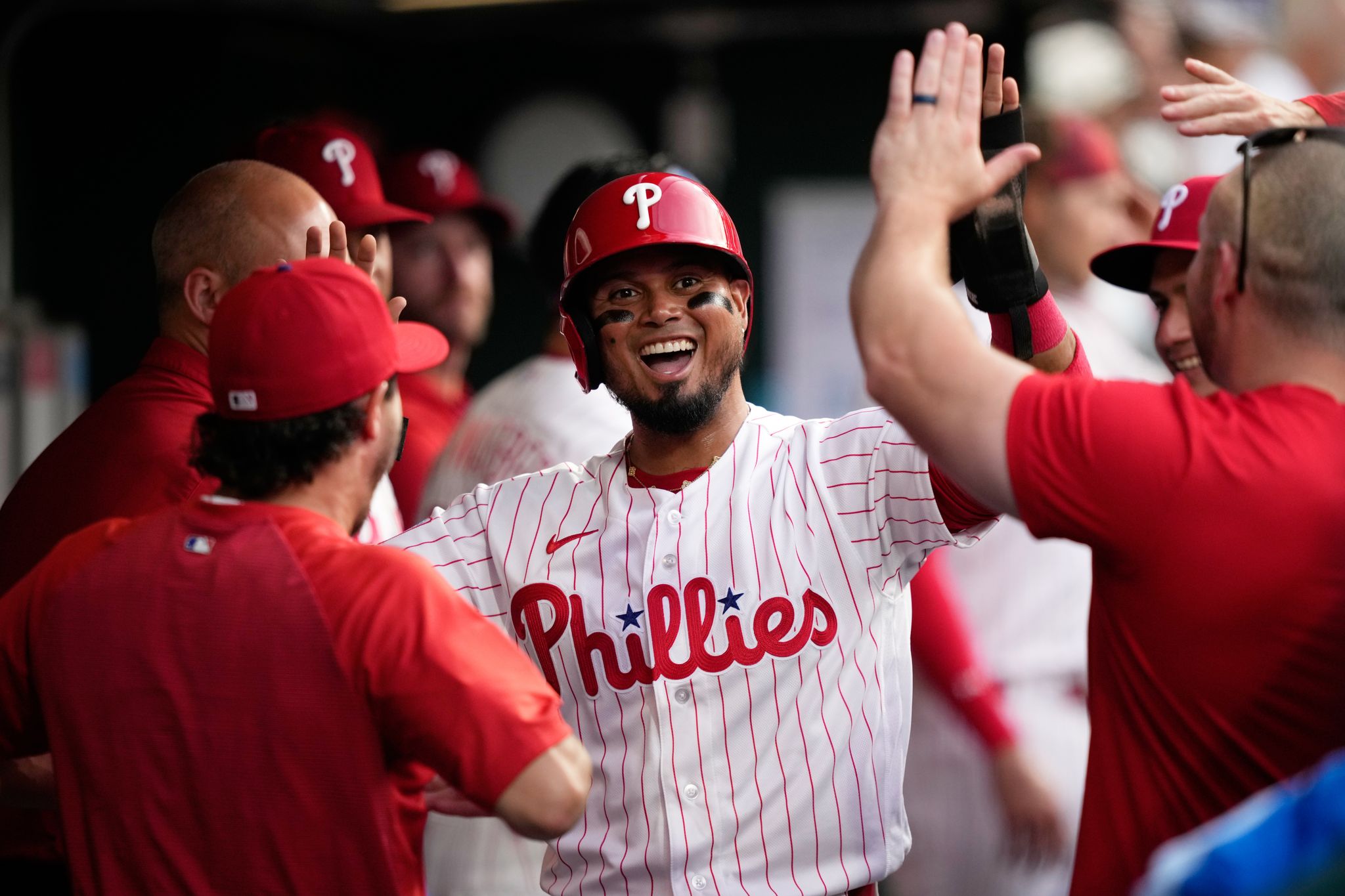 Arraez has 2 hits and 2 RBIs in Phillies debut, Luzardo tosses 8 innings in 5-0 win over Nationals