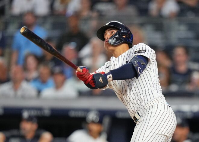 Touted prospect George Lombard Jr. homers for the Yankees in a big major league debut
