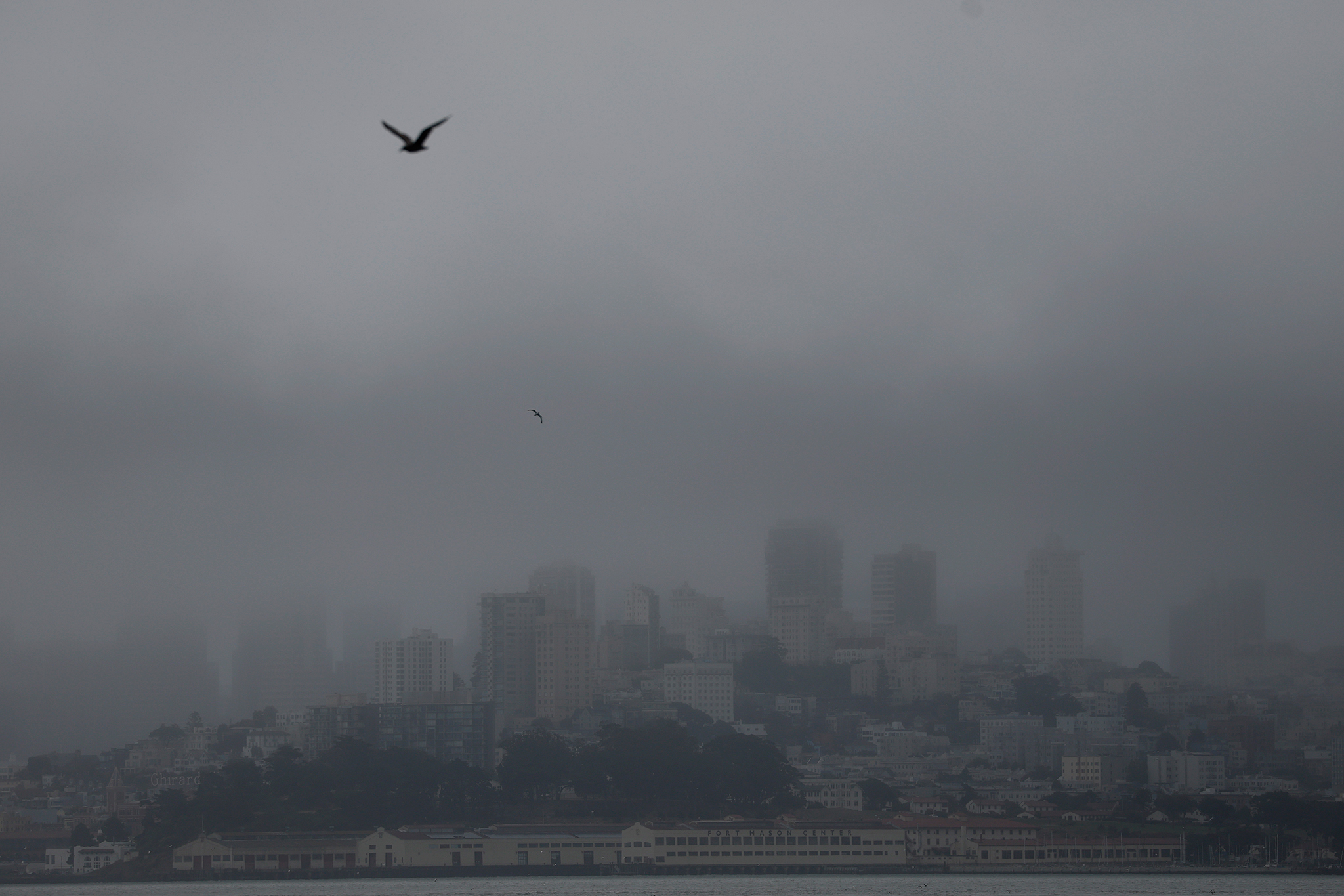 4,000-foot-deep marine layer brings wet weather to Bay Area
