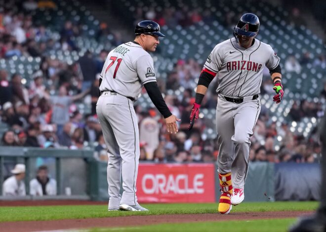 Nootbaar’s leadoff homer, 3 hits spark Diamondbacks in 10-6 victory over Giants