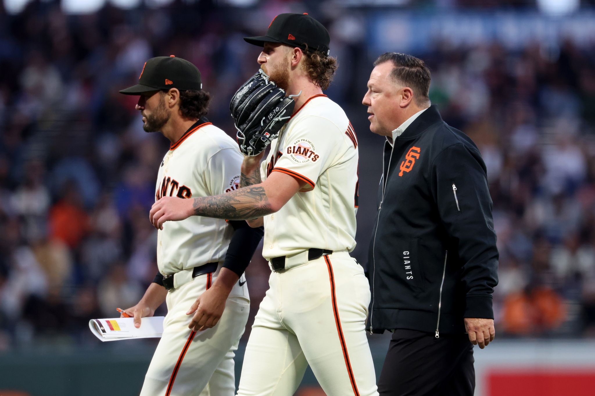 Giants left-hander Carson Whisenhunt tears UCL in pitching elbow, surgery has been recommended