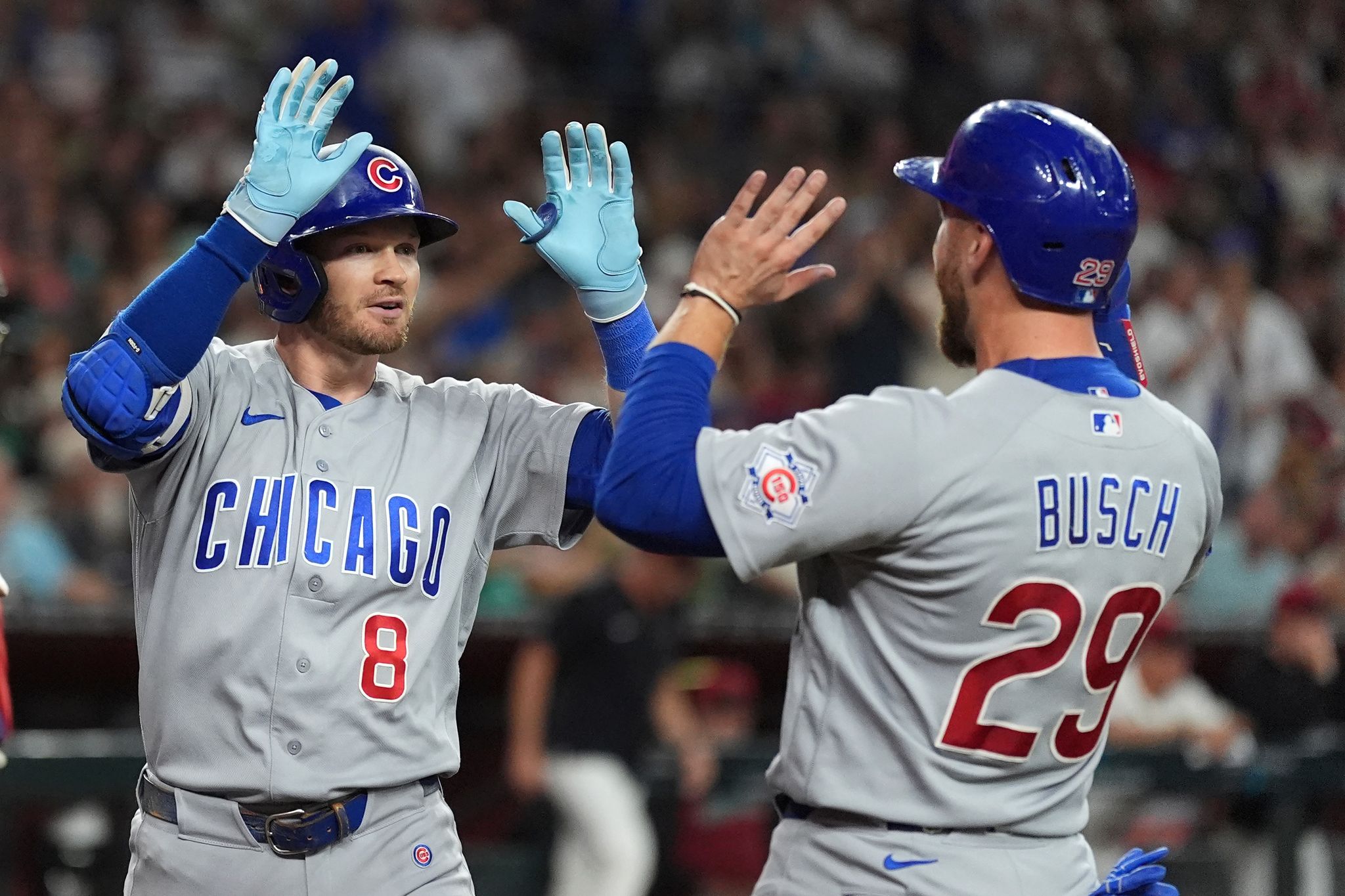 Chicago Cubs score 30 unanswered runs over 3 straight games, setting franchise record