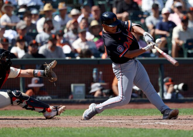Lee’s pinch-hit single in 10th sends Tigers past Giants 3-1 after Melton and Webb duel on mound