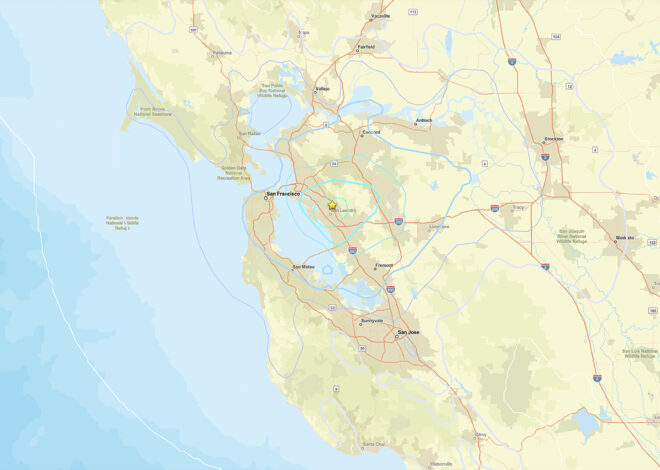 3.8 magnitude earthquake in San Leandro rattles San Francisco Bay Area