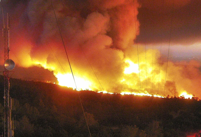 Gann Fire live updates: Black smoke visible as blaze grows to 3,760 acres