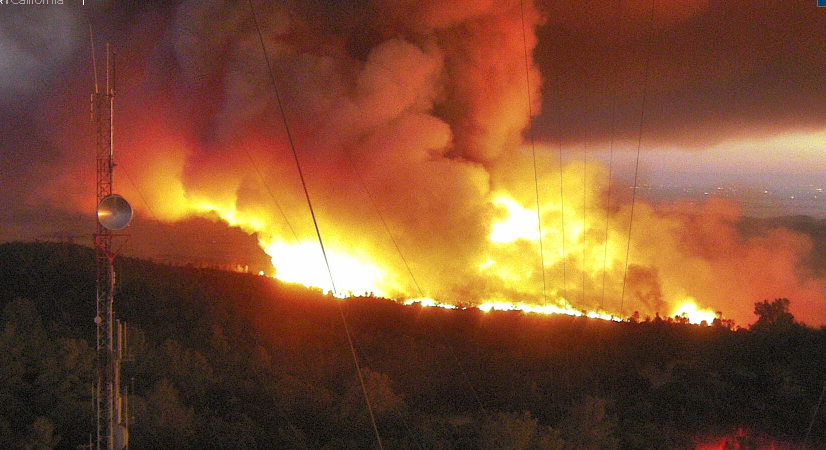 Gann Fire live updates: Black smoke visible as blaze grows to 3,760 acres
