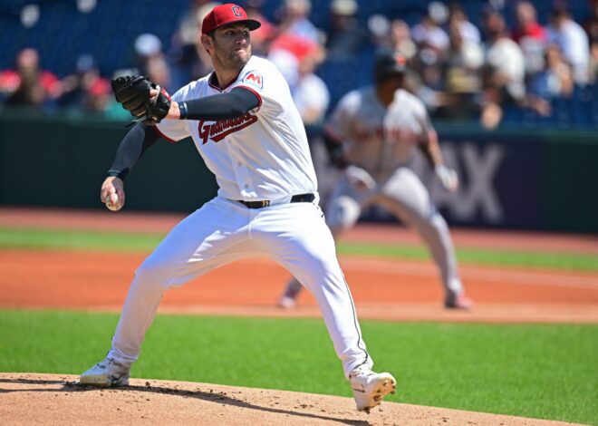 Gavin Williams strikes out 11 as Guardians beat Giants 5-2