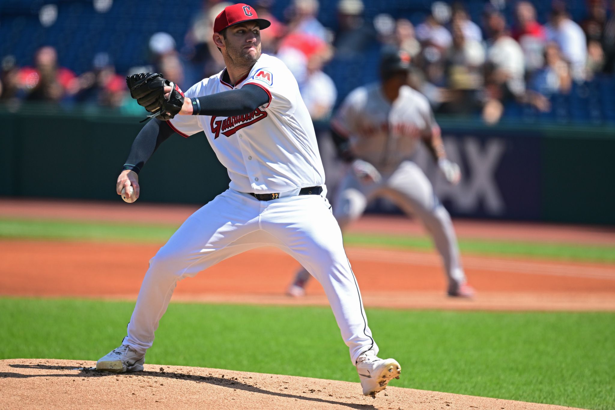 Gavin Williams strikes out 11 as Guardians beat Giants 5-2