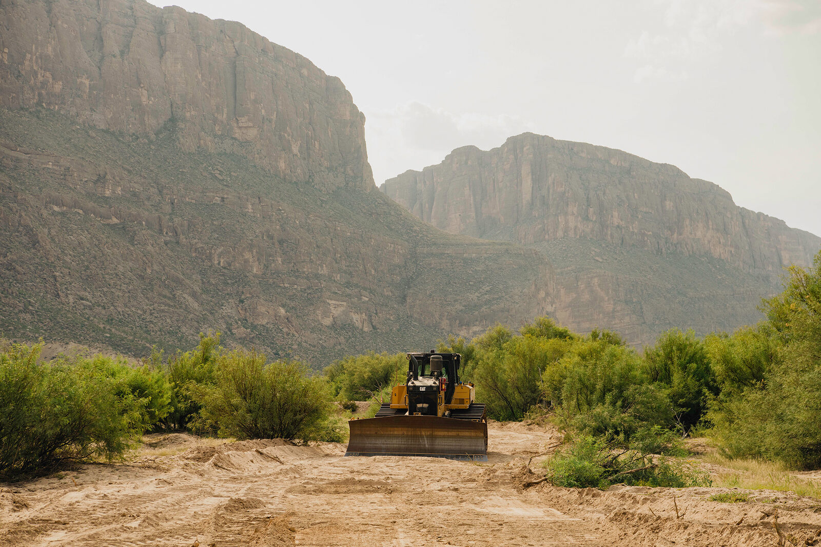 Bulldozers are ripping apart Big Bend National Park. Conservationists are furious.