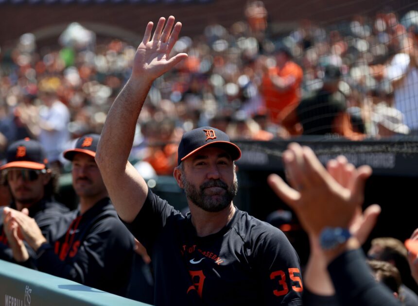 Justin Verlander makes progress toward pitching perhaps 1 more time in 2 weeks for Tigers