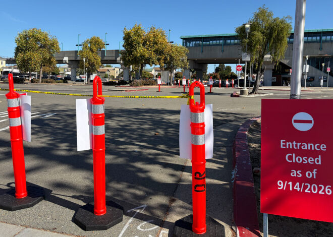 BART’s West Oakland Station parking lot gets cut in half