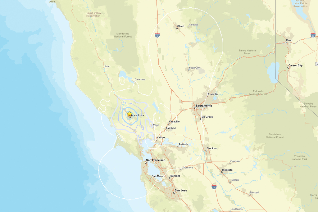 Preliminary magnitude 3.5 quake hits near elite Santa Rosa country club