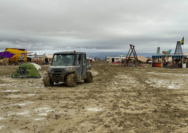 Diplo once again walks miles to escape Burning Man