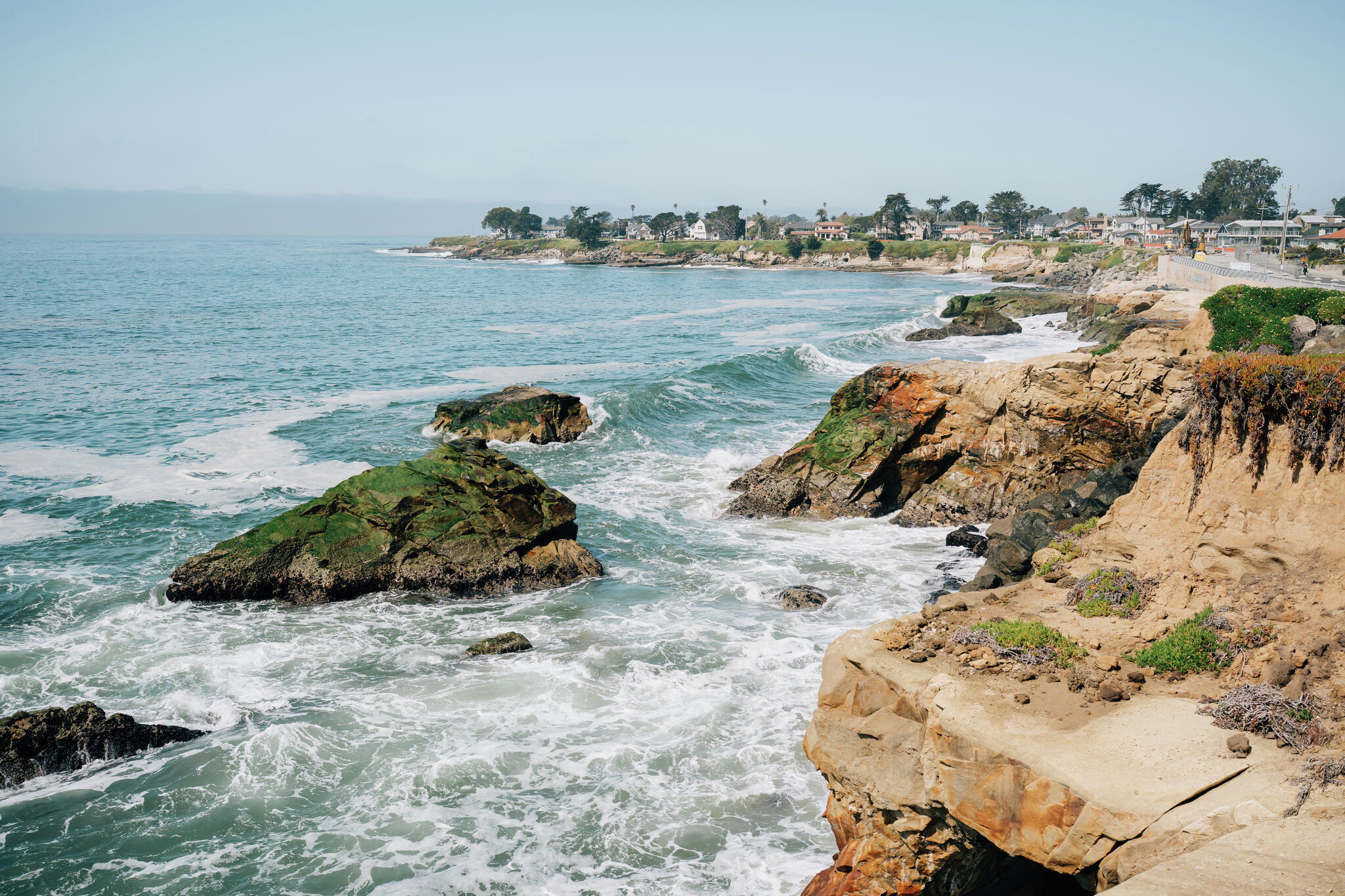 Rescue team saves two fishers swept away at Santa Cruz County beach