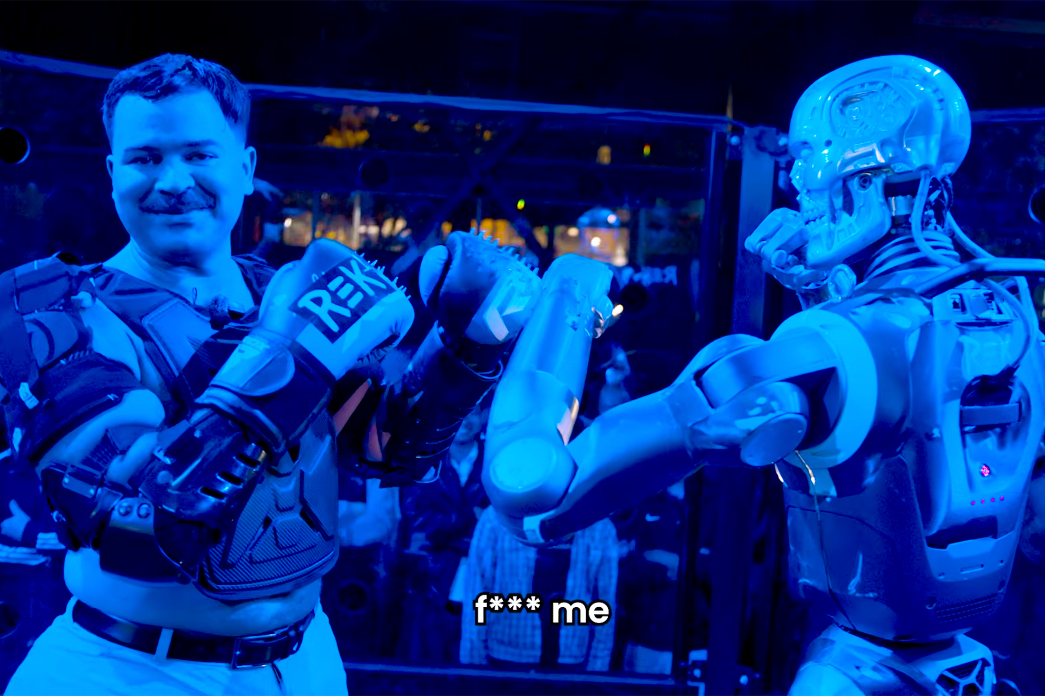 Human-robot fight club gets stark warning from Calif. agency