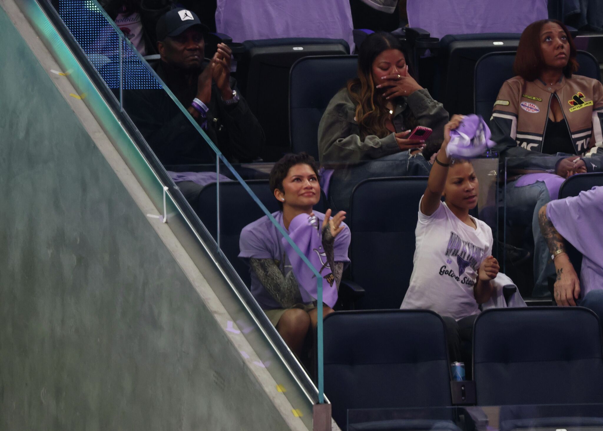 Zendaya makes Valkyries dreams come true with WNBA Finals appearance